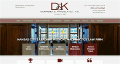 Desktop Screenshot of dempseyandkingsland.com